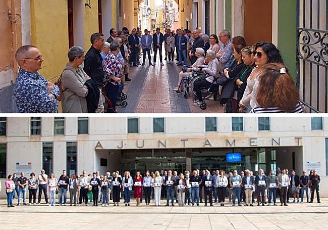 Minutos de silencio en La Vila Joiosa y Benidorm.