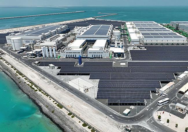 Desaladora en Taweelah, Abu Dabi.