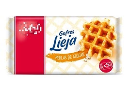 Paquete de gofres afectado.