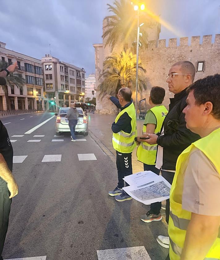 Imagen secundaria 2 - Algunas de las zonas del recorrido de la I Maratón Elche-Alicante. 