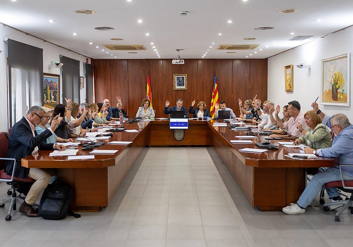 Image of the plenary session in l'Alfàs del Pi