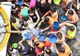 Poalà en las fiestas del Raval Roig.