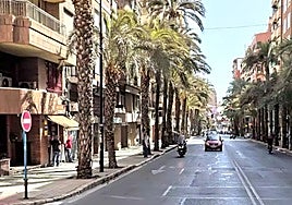 Avenida Benito Pérez Galdós de Alicante.