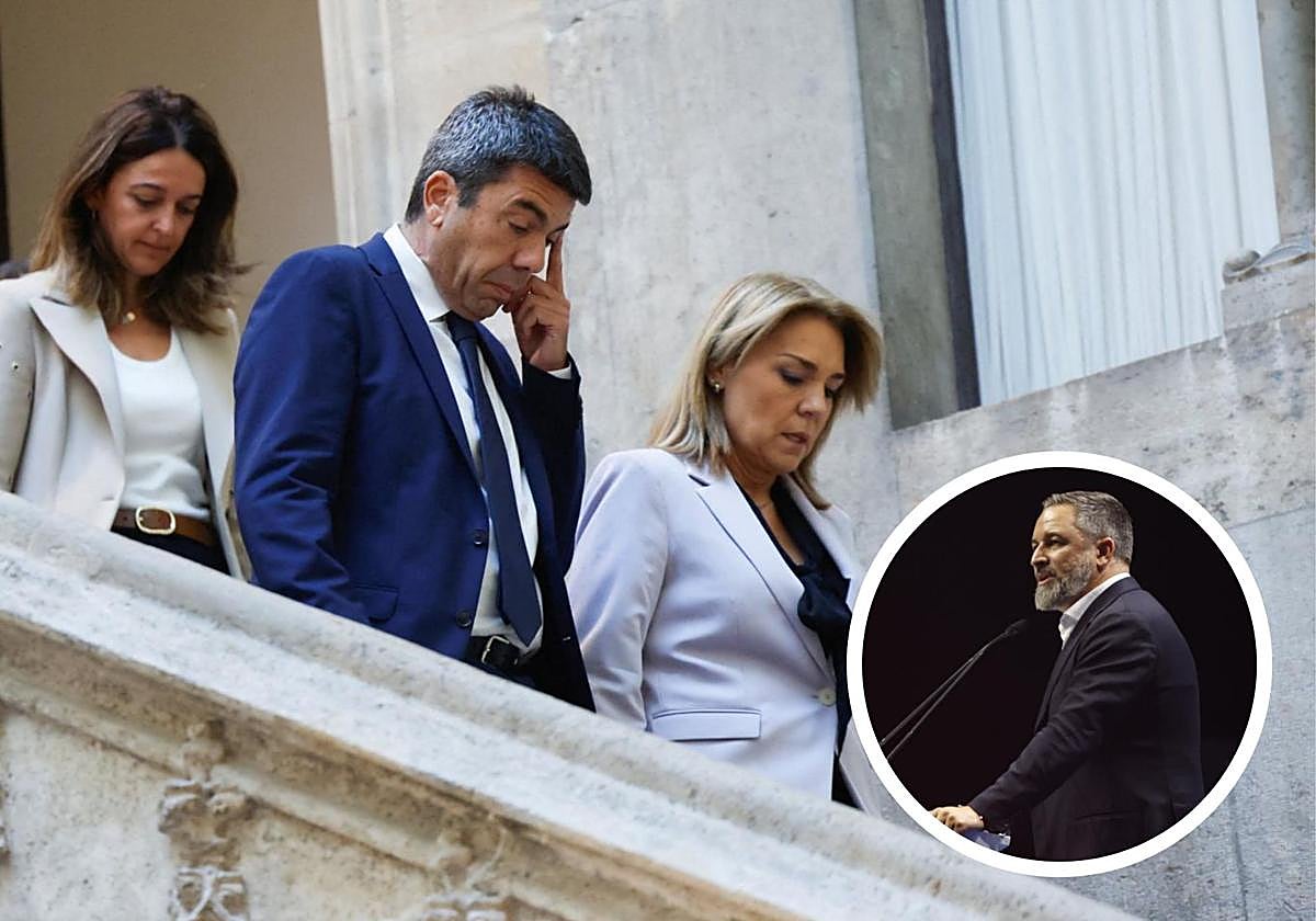 Carlos Mazón y Santiago Abascal.