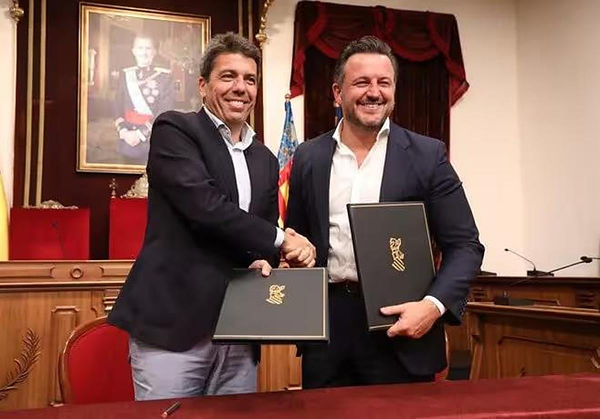 Carlos Mazón y Pablo Ruz.