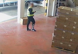 Imágenes de la operación que ha acabado con la caída del ladrón.