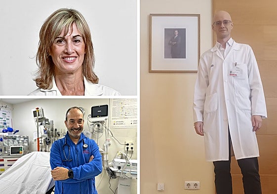 Francisco José Canals (derecha), Beatriz Massa y Pascual Pastor (izquierda).