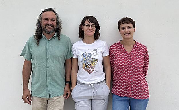 Los fundadores de Fych Technologies, Andrés Fullana, Oksana Horodytska, Andrea Cabanes.