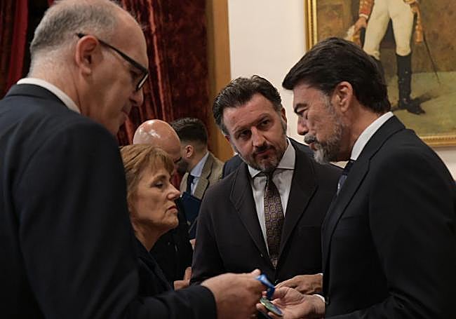Ruz y Barcala en el Ayuntamiento de Elche.