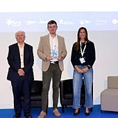 El técnico del PCUMH, Oleks Oprysnyk, recoge en Gijón el premio de la APTE al parque más activo de 2024.