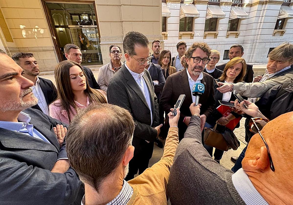 Rueda de prensa de Alfaro y Mascarell.