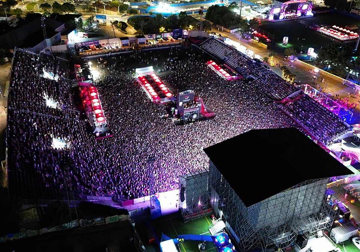 Celebration of the Low Festival in Benidorm.