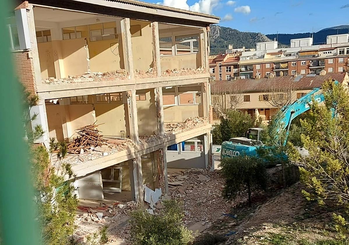 Imagen del arranque de las obras, a principios de año.