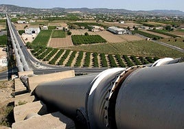 Acueducto que se realizó para el trasvase del río Tajo al río Segura
