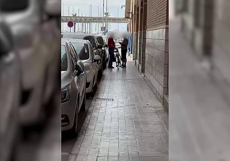 Imágenes captadas por el guardia civil.