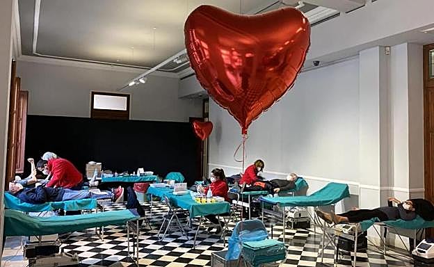 Imagen de archivo de un maratón de donación de sangre en Alicante.