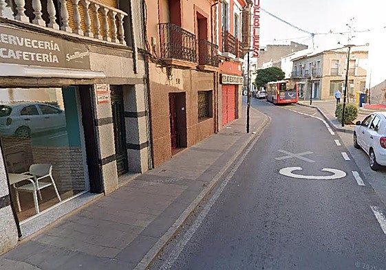 Una de las calles de Villafranqueza.