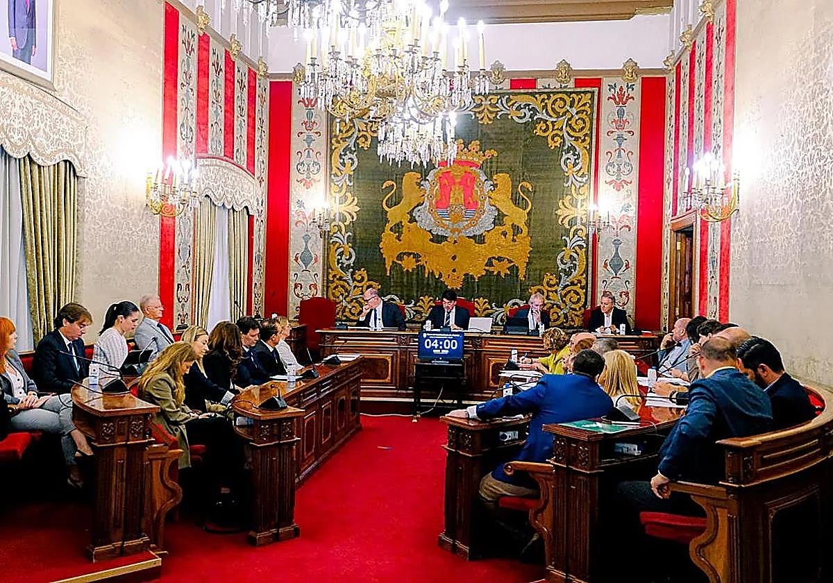 A session of the Alicante City Council Plenary.