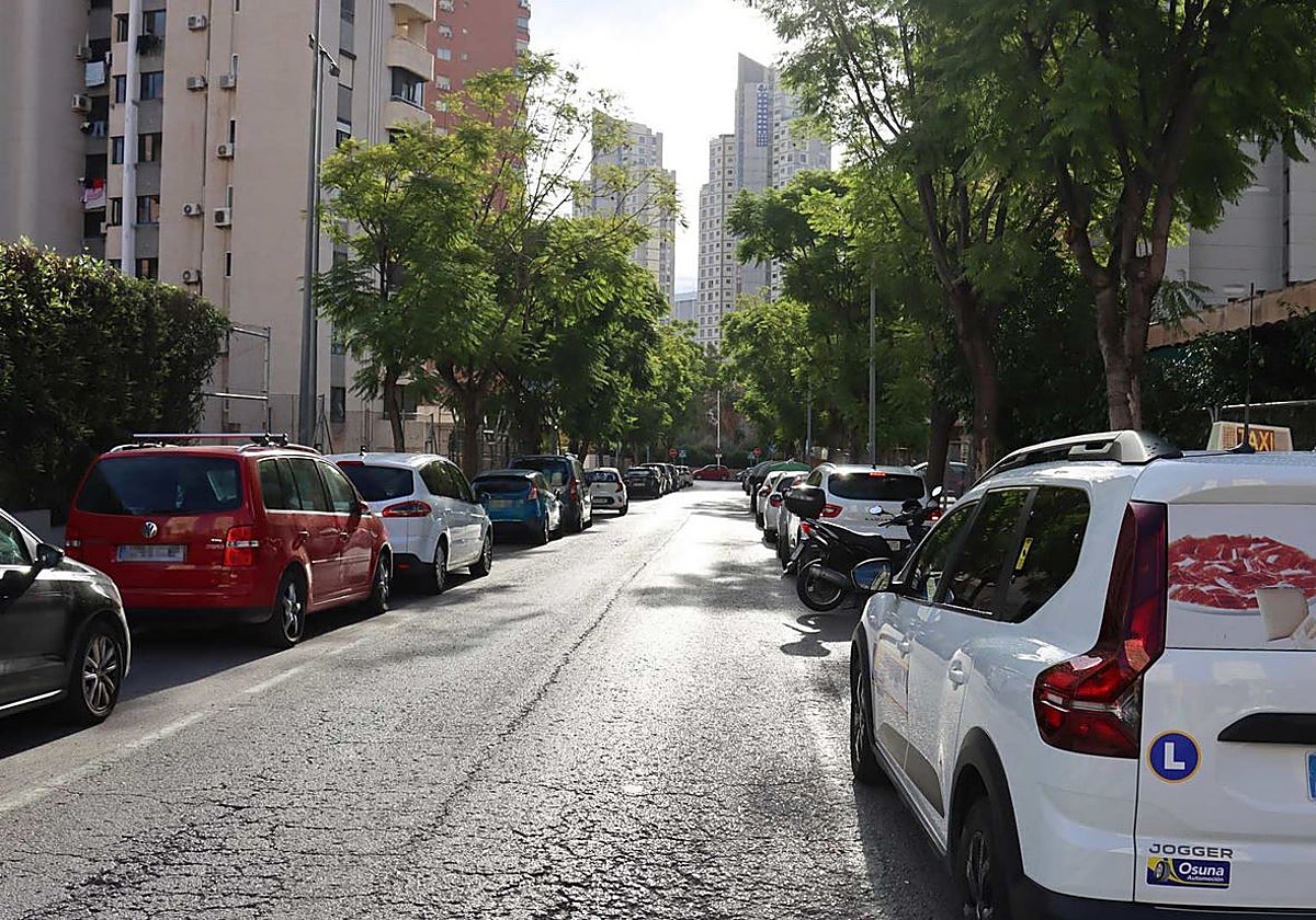 Imagen de una de las calles que serán reasfaltadas