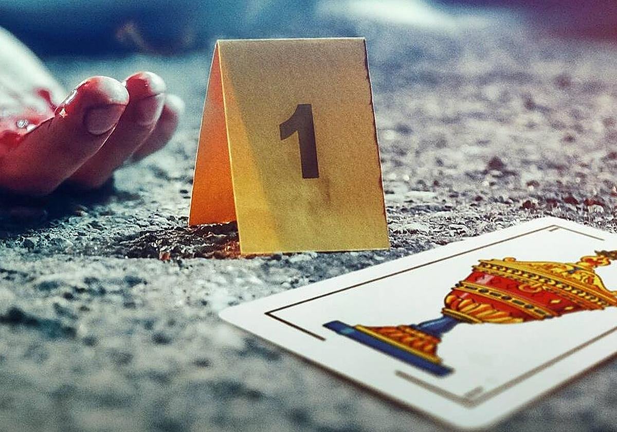 El asesino de la baraja dejaba una carta en cada escenario del crimen.