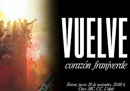 Imagen promocional de 'Vuelve corazón franjiverde', el documental sobre el ascenso del Elche CF.