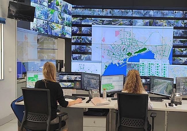 Centro de Control de Pantallas.