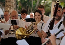 Un concierto de música de banda en Alicante.