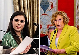 Nayma Beldjilali y Ana Barceló.