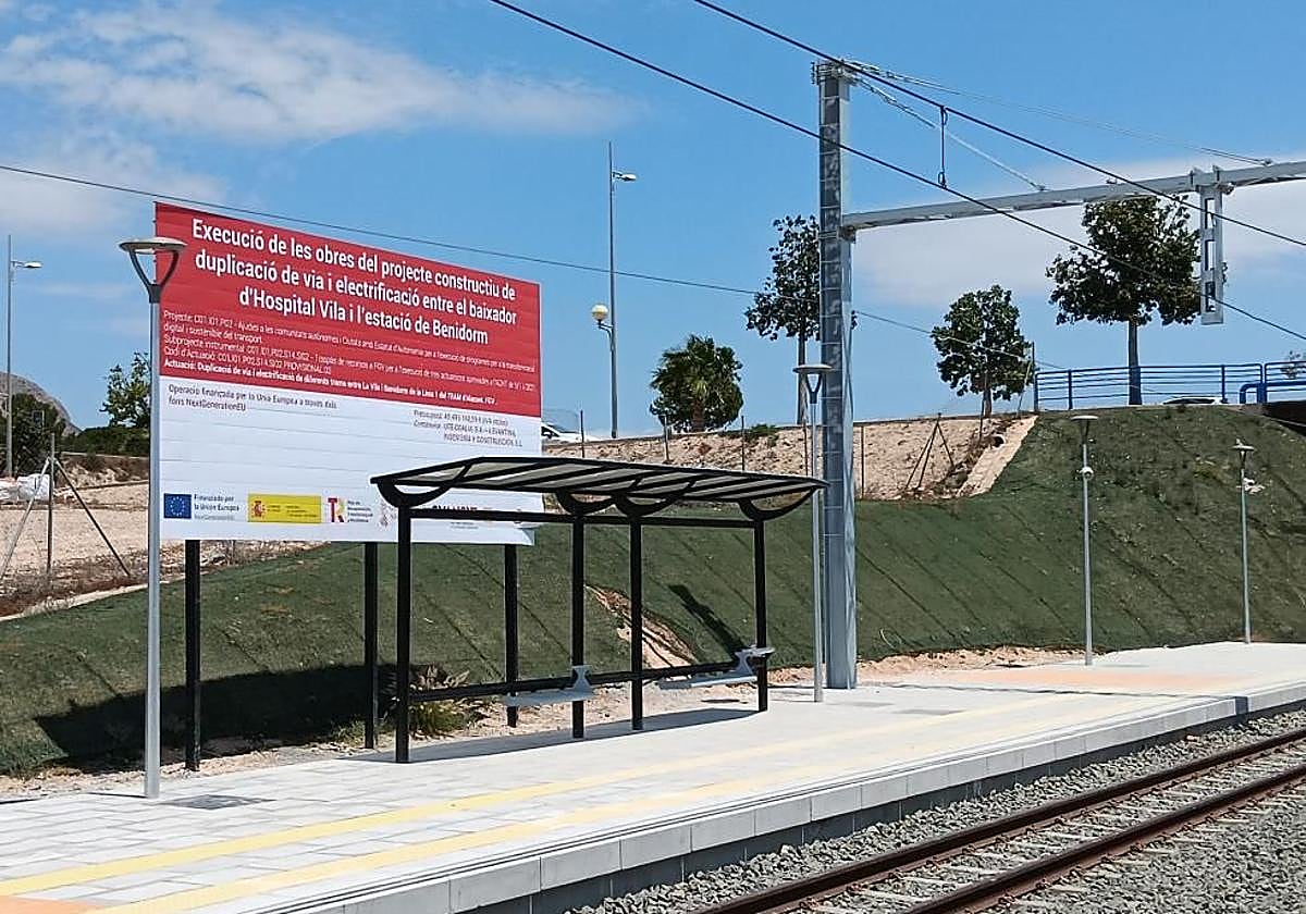 Parada del Tram donde se interrumpirá el servicio.