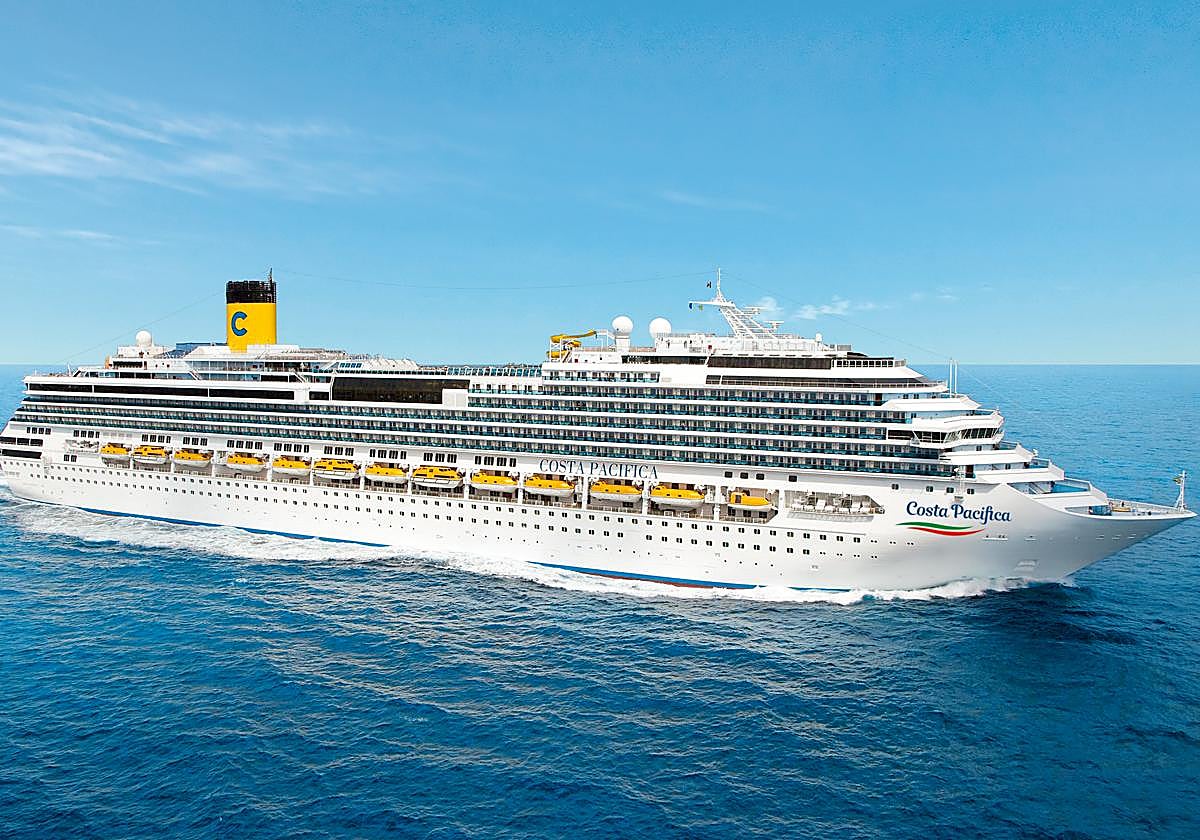 El 'Costa Pacífica' contará en 2026 con una nueva ruta por el Mediterráneo que saldrá desde Alicante.