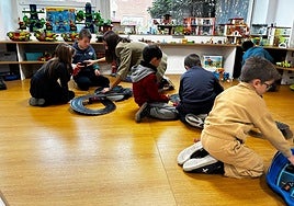Menores juegan en la ludoteca del Instituto Tecnológico del producto infantil y de ocio–AIJU.