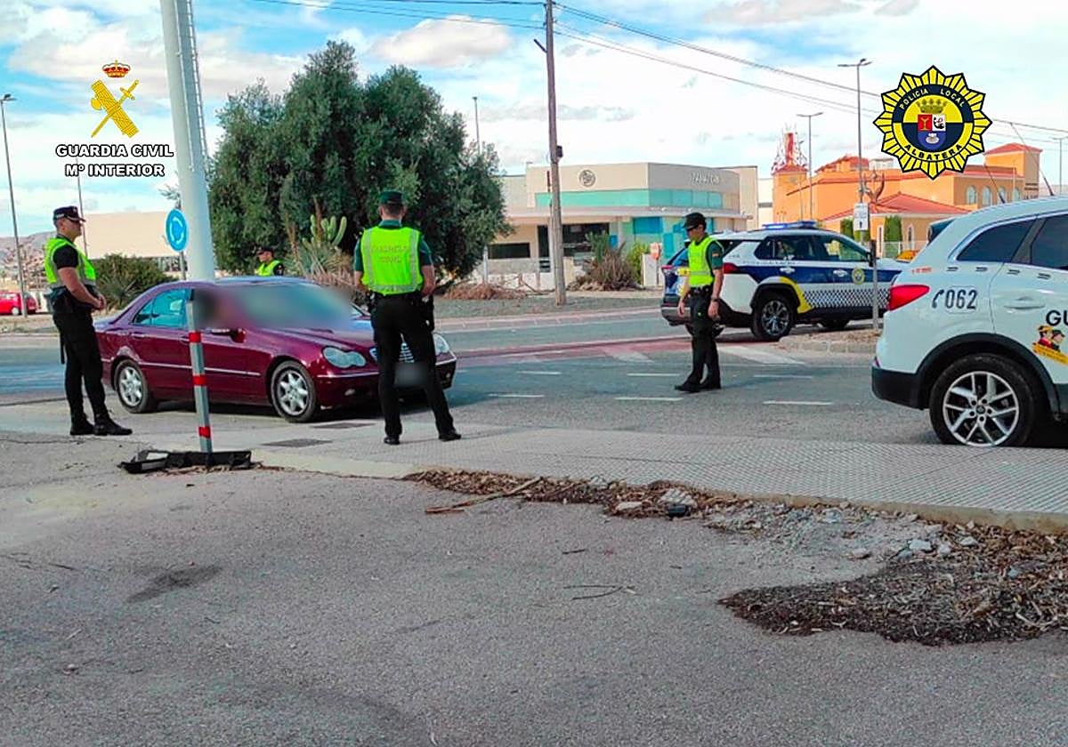 Joint operation between the Civil Guard and the Local Police of Albatera.