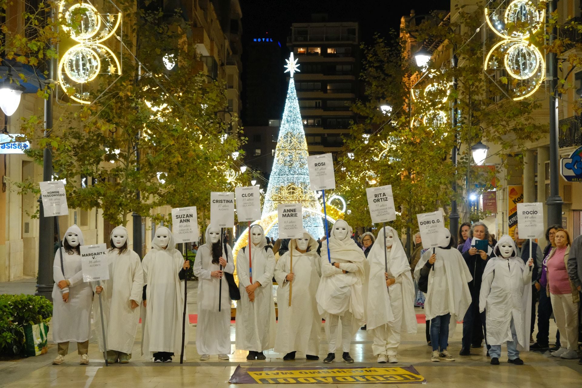 Alicante levanta la voz contra la violencia de género el 25N