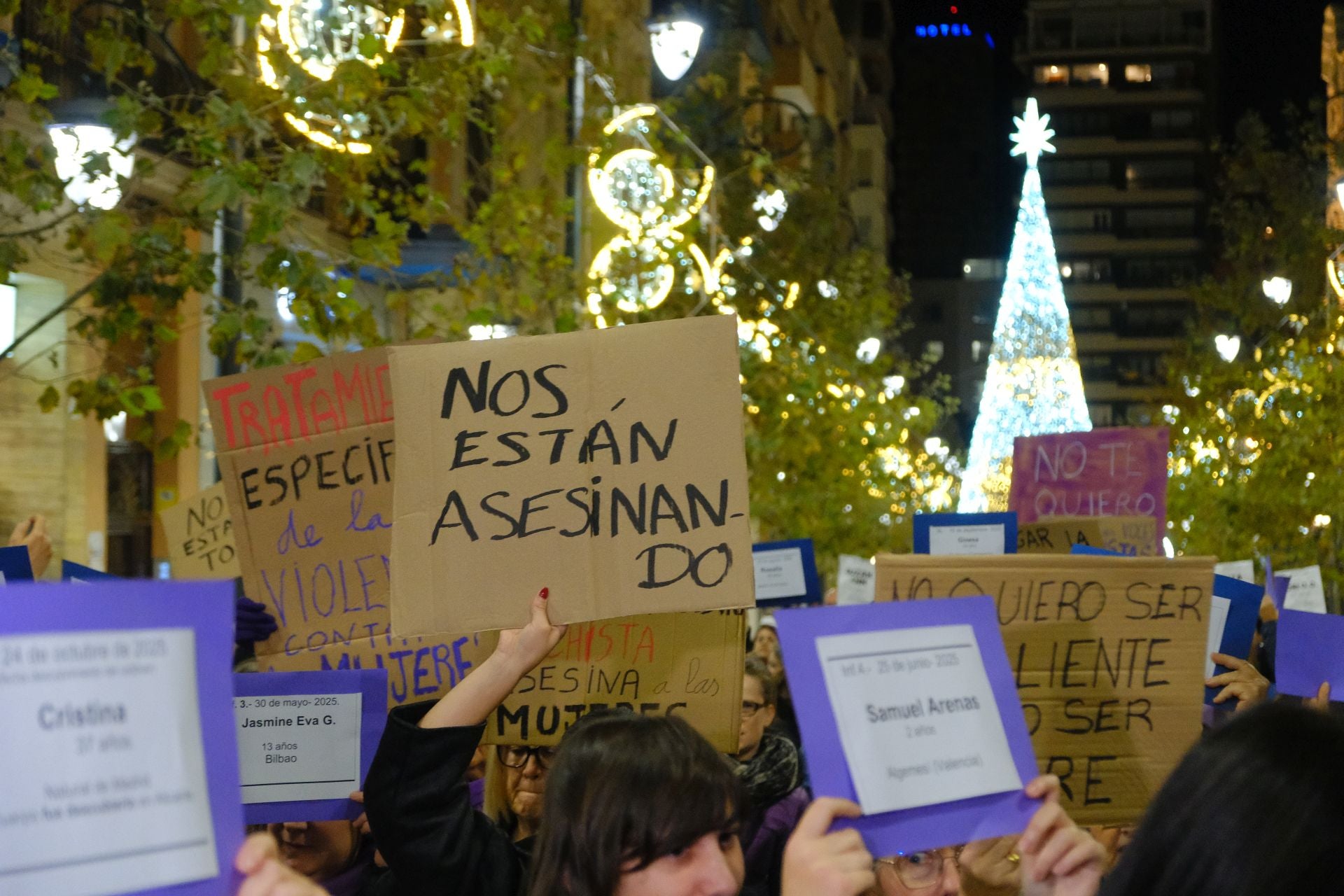 Alicante levanta la voz contra la violencia de género el 25N