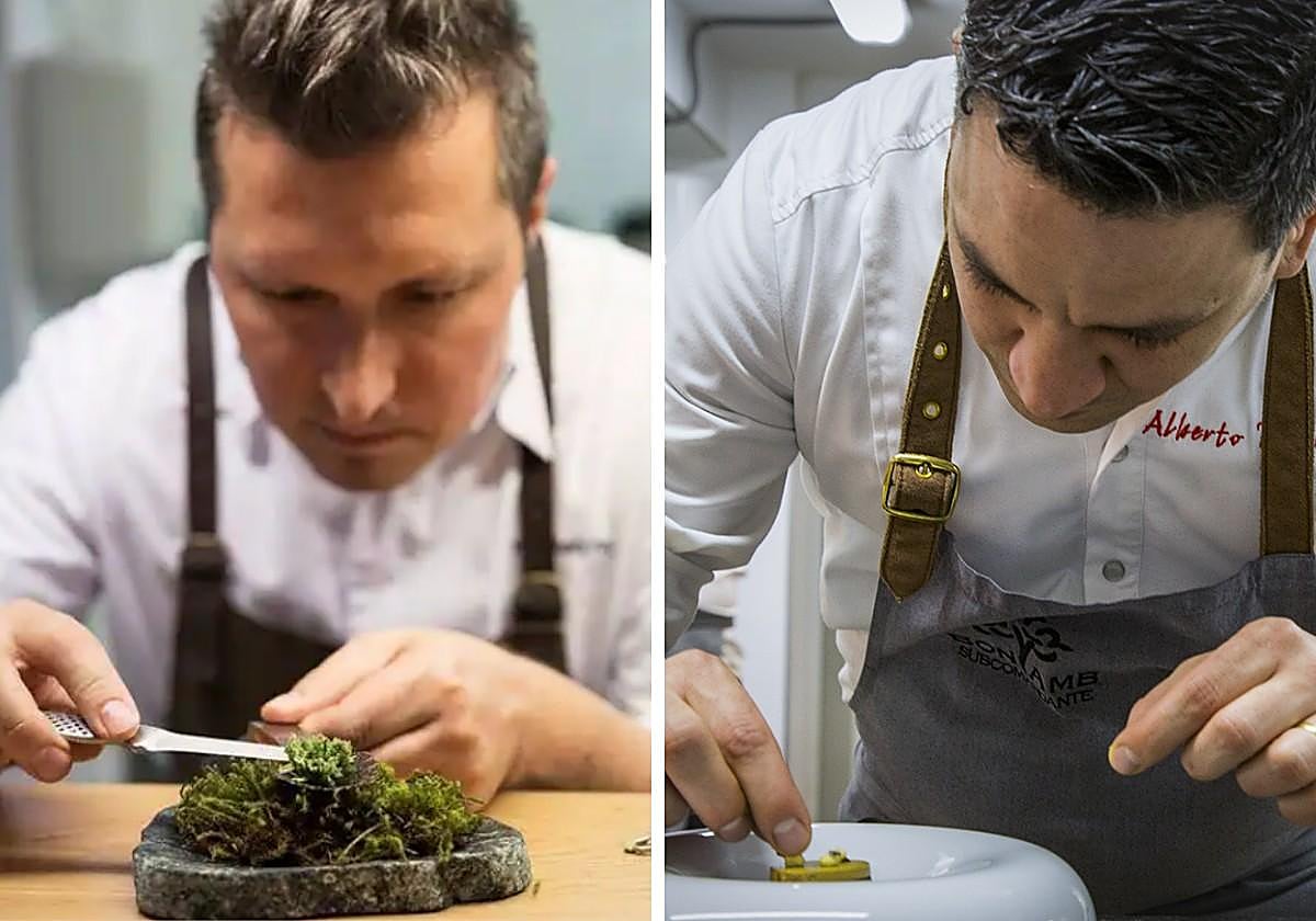 Kiko Moya from L'Escaleta and Alberto Ferruz from BonAmb.