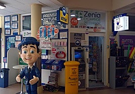 Despacho donde se ha validado el billete de El Millón.