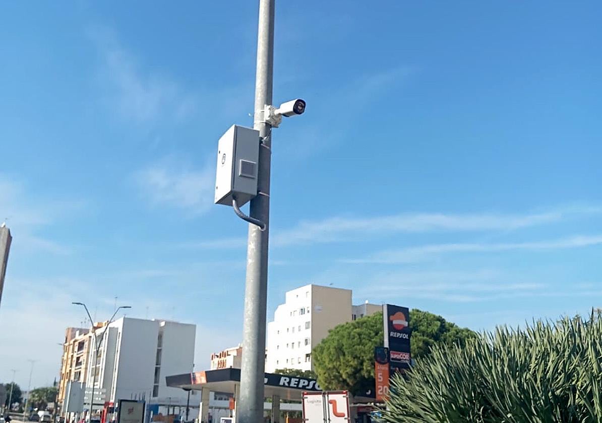 One of the cameras that will monitor the municipality.