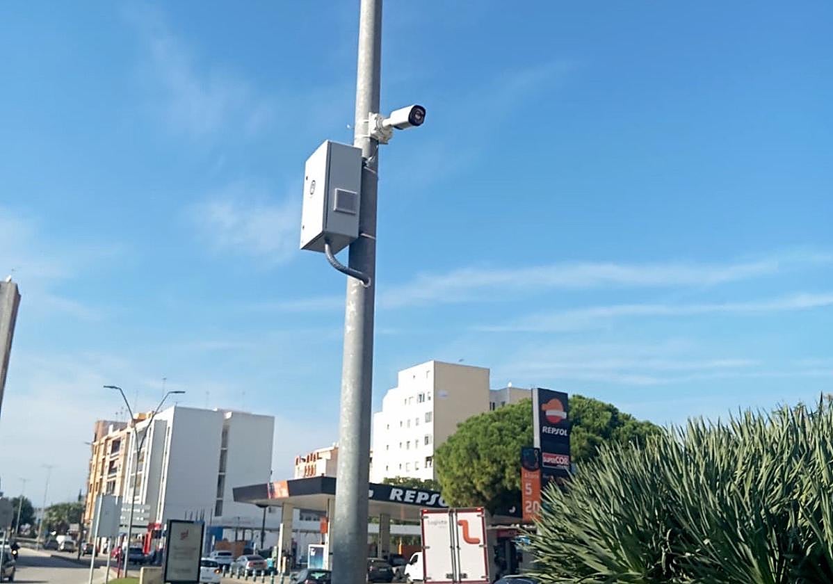 Una de las cámaras que vigilarán el municipio.