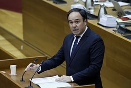 El candidato popular a la Generalitat, Juanfran Pérez Llorca.