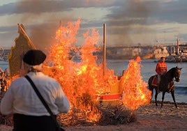 Cremà del llondro a les festes patronals de Benidorm.