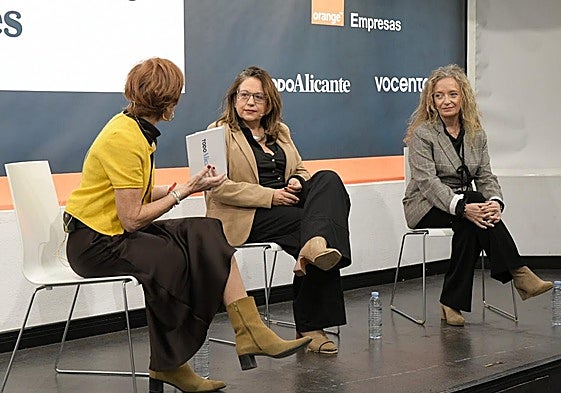 Concha Pastor de TodoAlicante, Mari Carmen Sánchez de Facpyme y Ana Jordá de la Cámara de Comercio de Alicante.