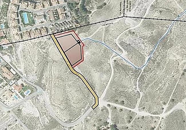 Ubicación del nuevo depósito de agua potable.