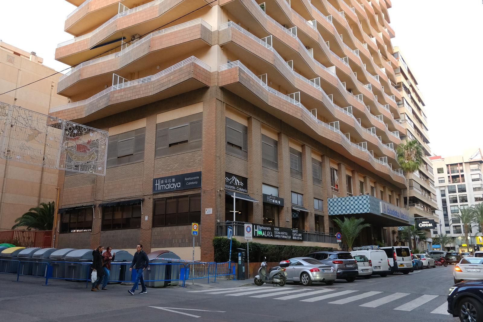 Zona acordonada por la Policía Local.