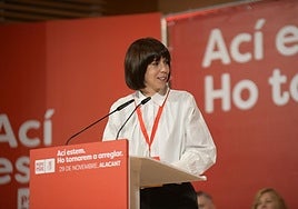 La secretaria general del PSPV-PSOE, la ministra Diana Morant, en una imagen de archivo.