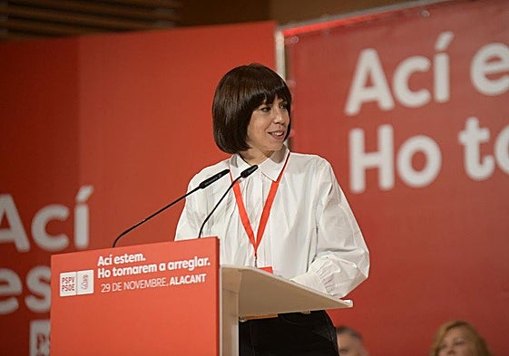La secretaria general del PSPV-PSOE, la ministra Diana Morant, en una imagen de archivo.