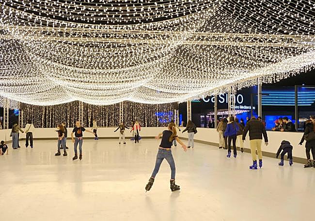 Pista de patinaje sintética de Alicante.