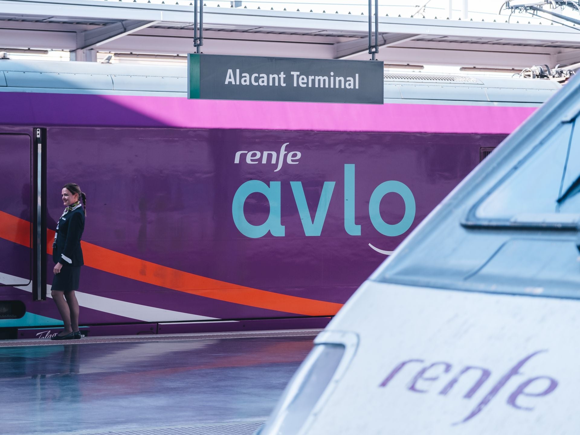 AVE and Avlo trains in Alicante.
