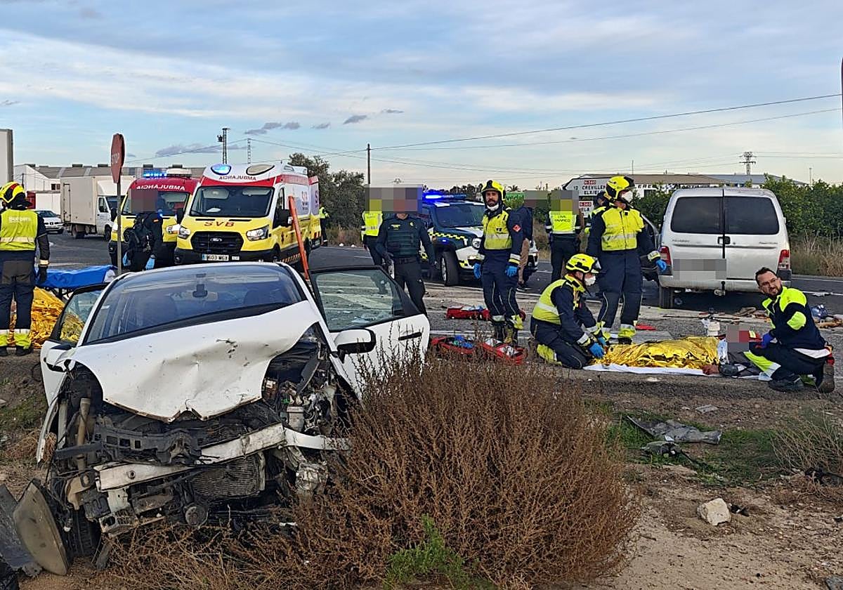 The accident occurred on the N-340 in the municipality of Cox