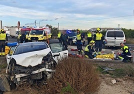 El accidente se ha producido en la N-340 en el término municipal de Cox