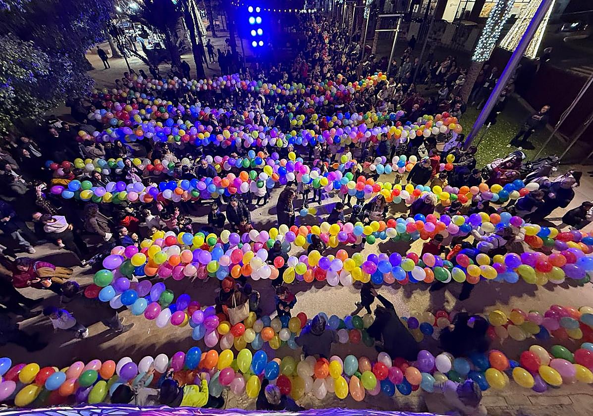 Imagen de la 'globotoná' de la Vila Joiosa.